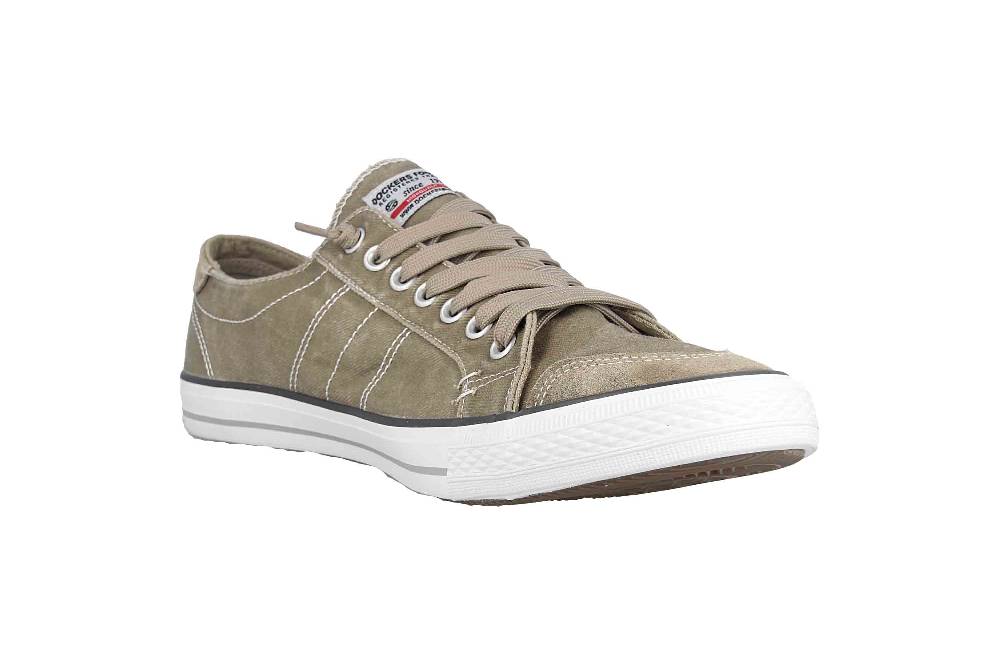 Dockers Sneaker In Übergrößen Beige 30ST027-790450 Große Herrenschuhe