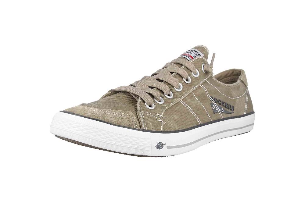Dockers Sneaker In Übergrößen Beige 30ST027-790450 Große Herrenschuhe