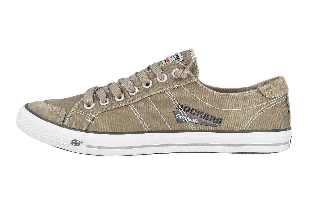 Dockers Sneaker in Übergrößen Beige 30ST027-790450 große Herrenschuhe