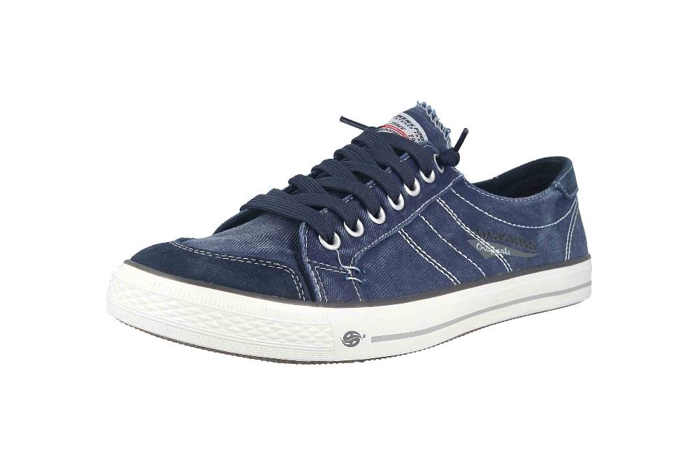 Dockers Sneaker In Übergrößen Blau 30ST027-790660 Große Herrenschuhe