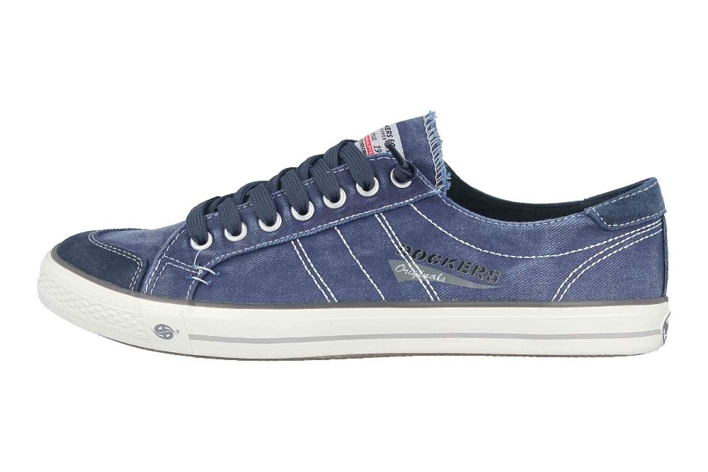 Dockers Sneaker in Übergrößen Blau 30ST027-790660 große Herrenschuhe