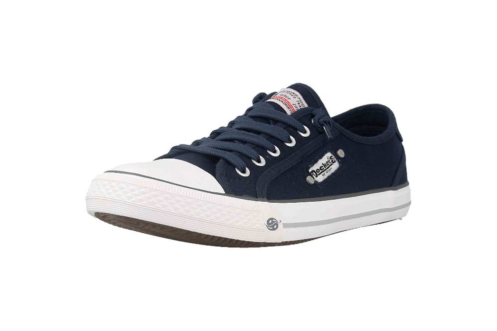 Dockers Sneaker In Übergrößen Blau 42VE201-710660 Große Damenschuhe
