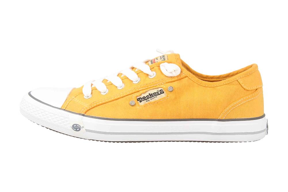 Dockers Sneaker in Übergrößen Gelb 42VE201-700960 große Damenschuhe