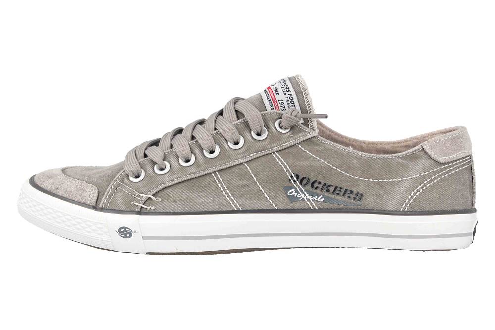 Dockers Sneaker In Übergrößen Grau 30ST027-790420 Große Herrenschuhe