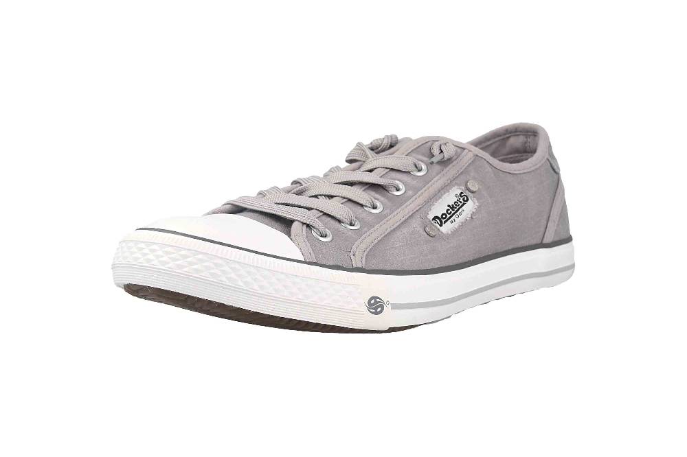 Dockers Sneaker In Übergrößen Grau 42VE201-790210 Große Damenschuhe