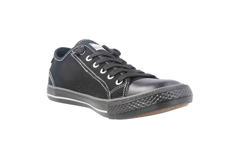 Dockers Sneaker In Übergrößen Schwarz 42VE201-700101 Große Damenschuhe