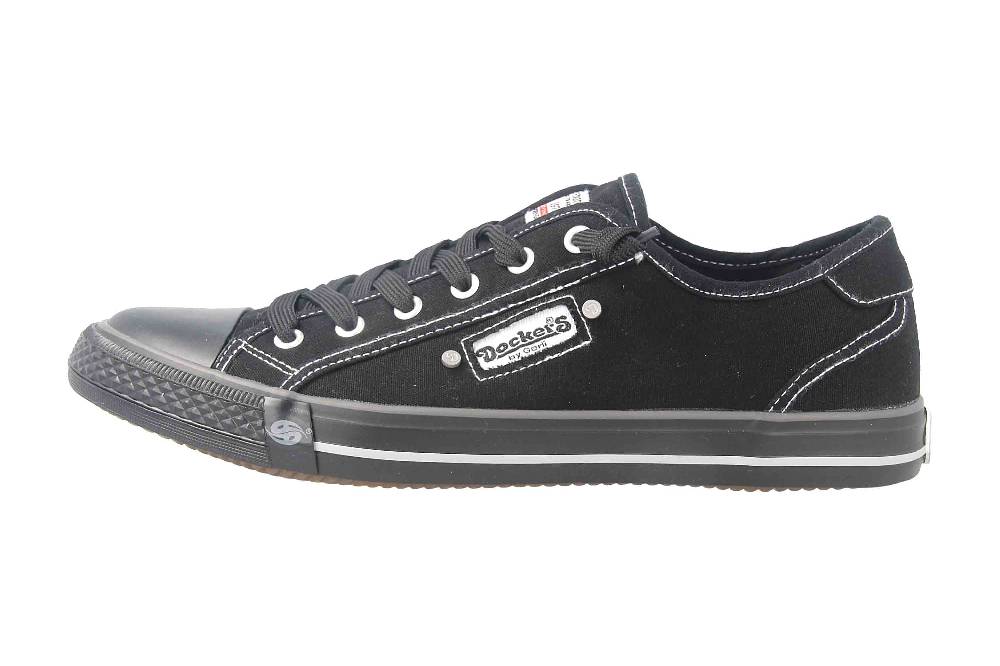 Dockers Sneaker in Übergrößen Schwarz 42VE201-700101 große Damenschuhe