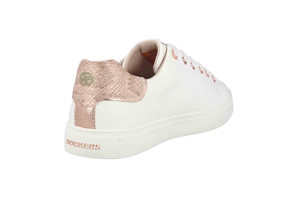 Dockers Sneaker In Übergrößen Weiß 44MA201-618592 Große Damenschuhe