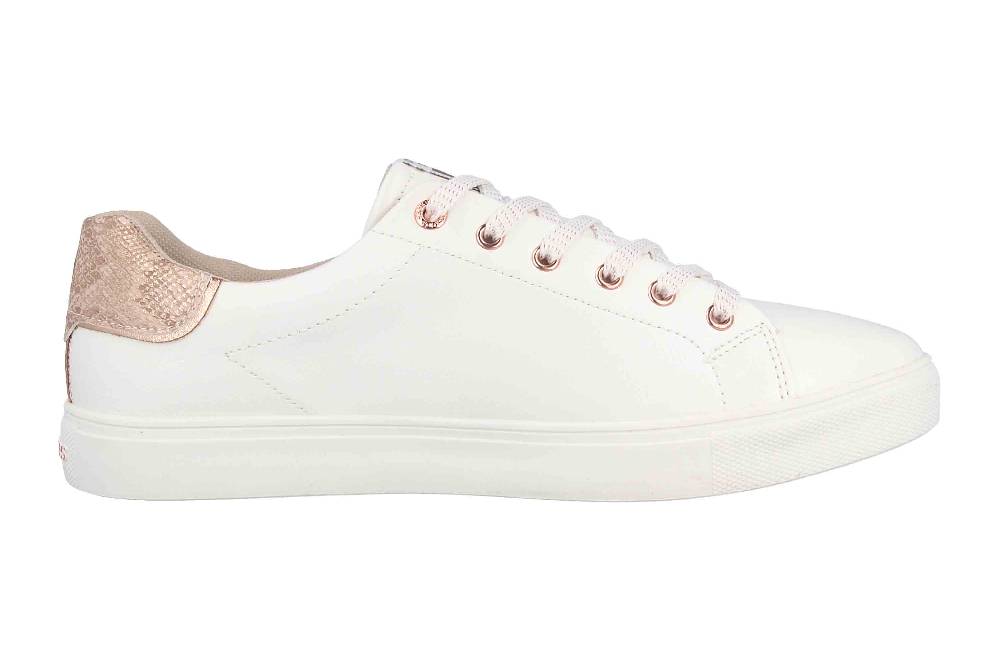 Dockers Sneaker In Übergrößen Weiß 44MA201-618592 Große Damenschuhe