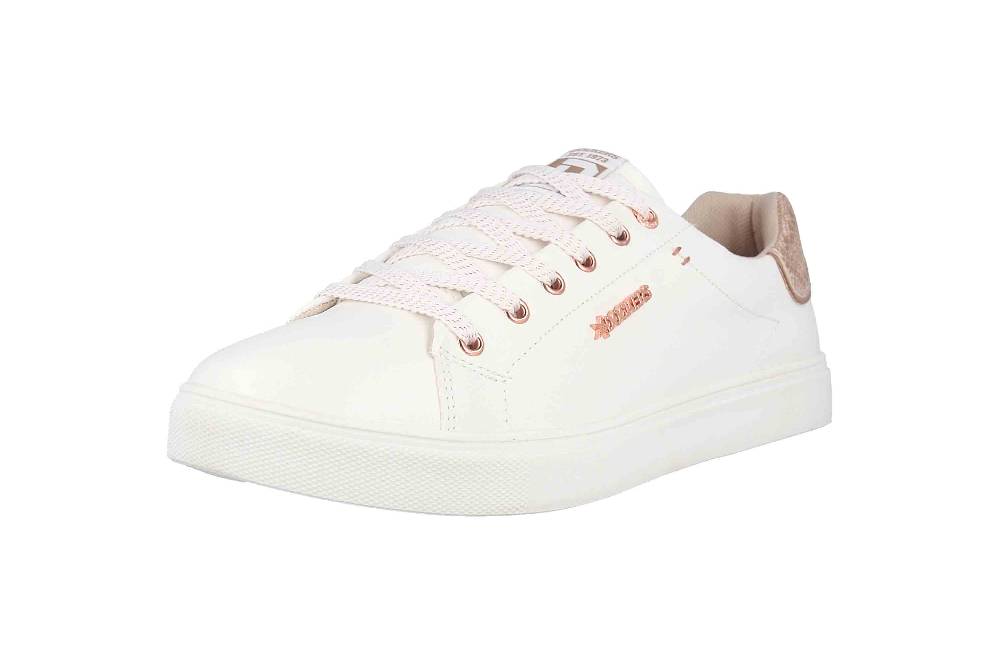 Dockers Sneaker In Übergrößen Weiß 44MA201-618592 Große Damenschuhe
