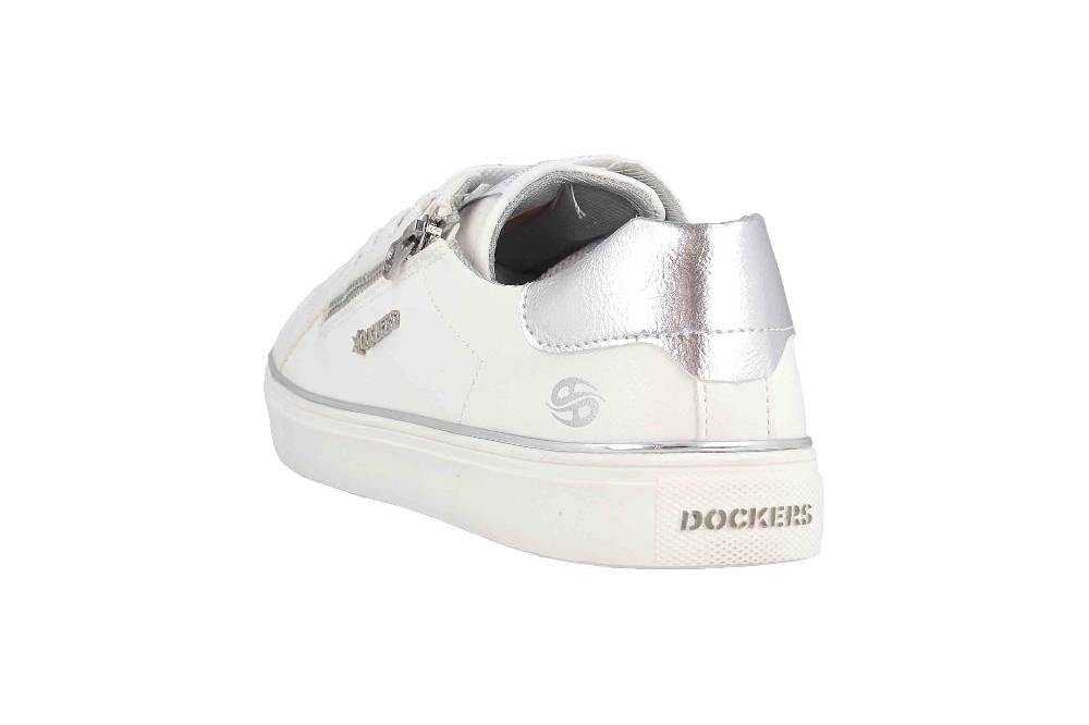 Dockers Sneaker In Übergrößen Weiß 44MA205-618591 Große Damenschuhe