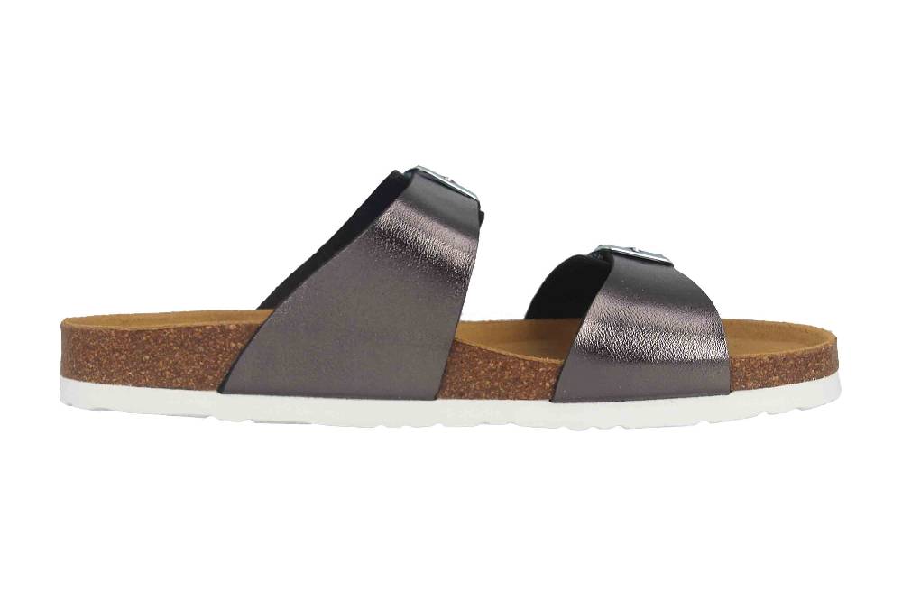 Dr. Brinkmann Bonillo Clogs & Hausschuhe In Übergrößen Grau 700993-9 Große Damenschuhe