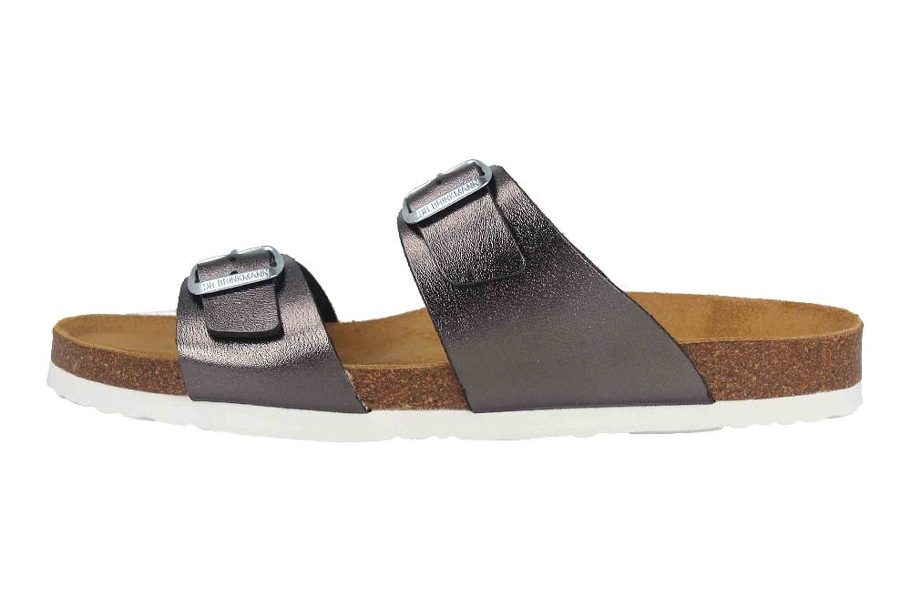 Dr. Brinkmann Bonillo Clogs & Hausschuhe In Übergrößen Grau 700993-9 Große Damenschuhe