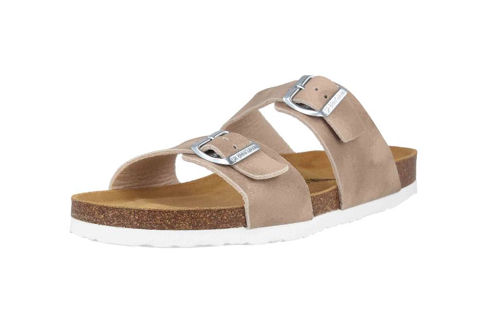 Dr. Brinkmann Bonillo Clogs & Hausschuhe In Übergrößen Beige 700574-08 Große Damenschuhe