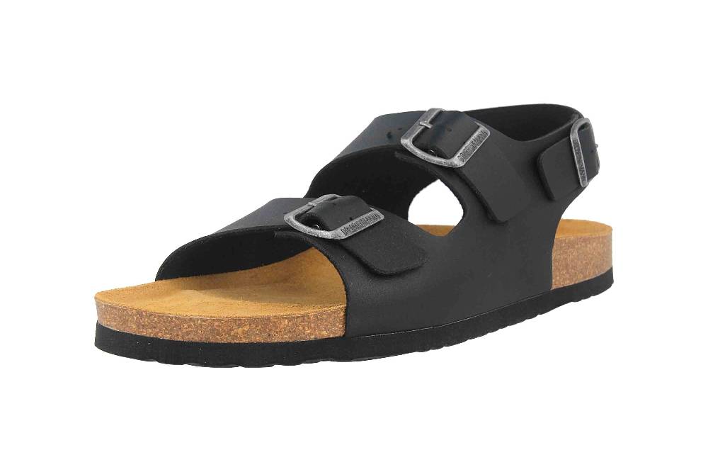 Dr. Brinkmann Bonillo Sandalen In Übergrößen Schwarz 600098-01 Große Herrenschuhe