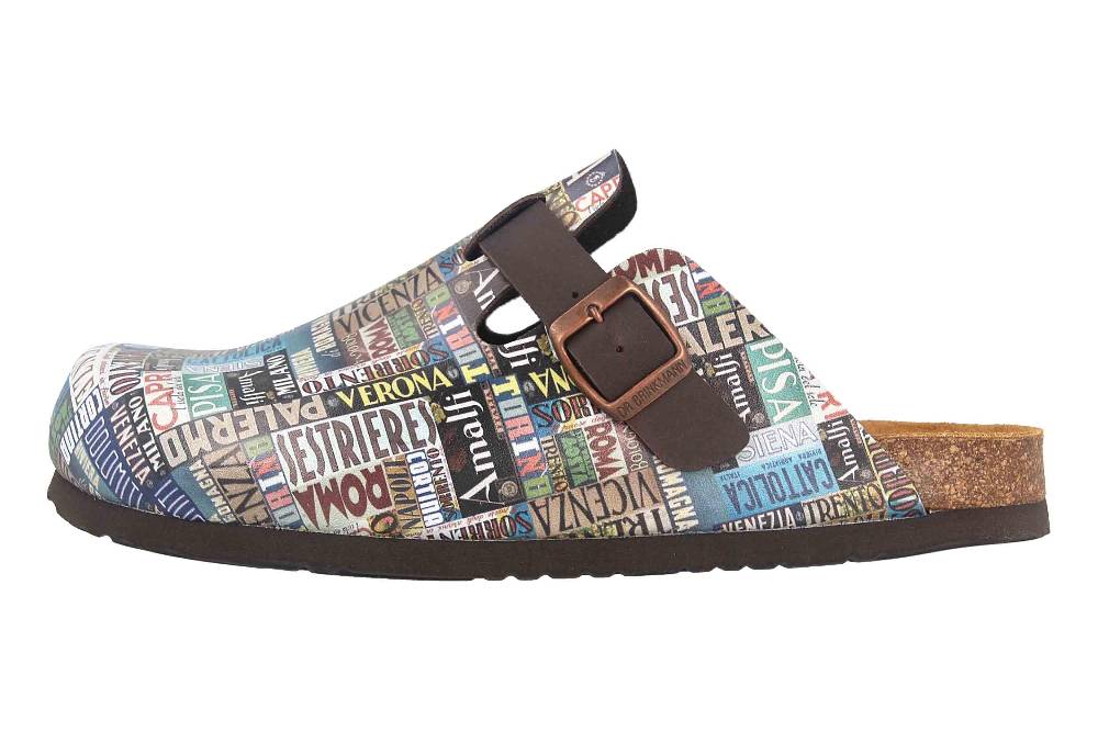 Dr. Brinkmann Clogs & Hausschuhe In Übergrößen Mehrfarbig 600522-2 Große Damenschuhe