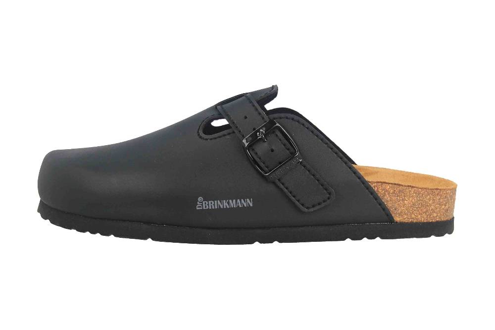 Dr. Brinkmann Clogs & Hausschuhe in Übergrößen Schwarz 600140-1/Damen große Damenschuhe