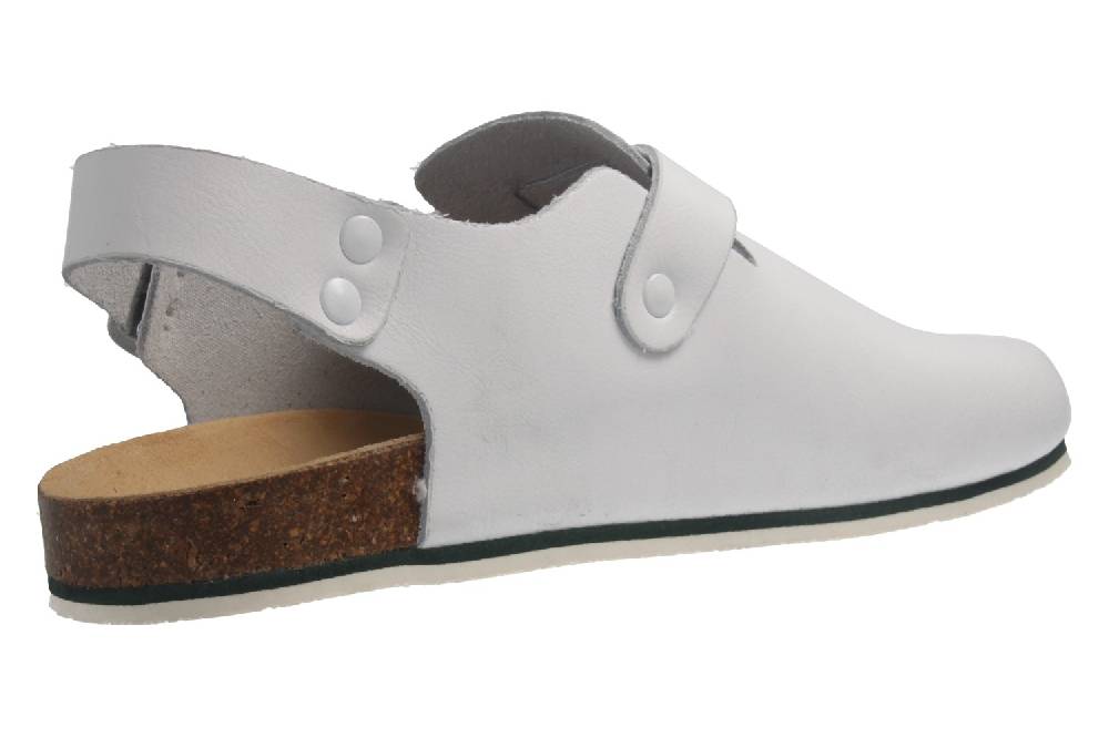 Dr. Brinkmann Clogs In Übergrößen Weiß 603070-3 Große Unisexschuhe