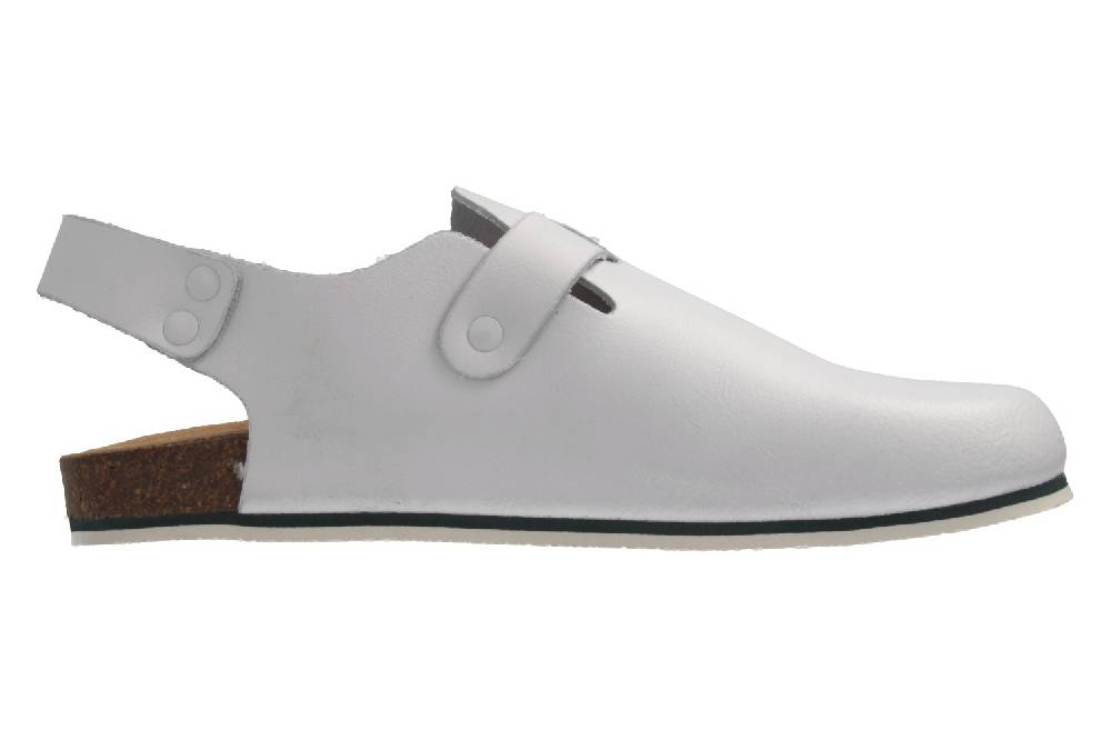 Dr. Brinkmann Clogs In Übergrößen Weiß 603070-3 Große Unisexschuhe