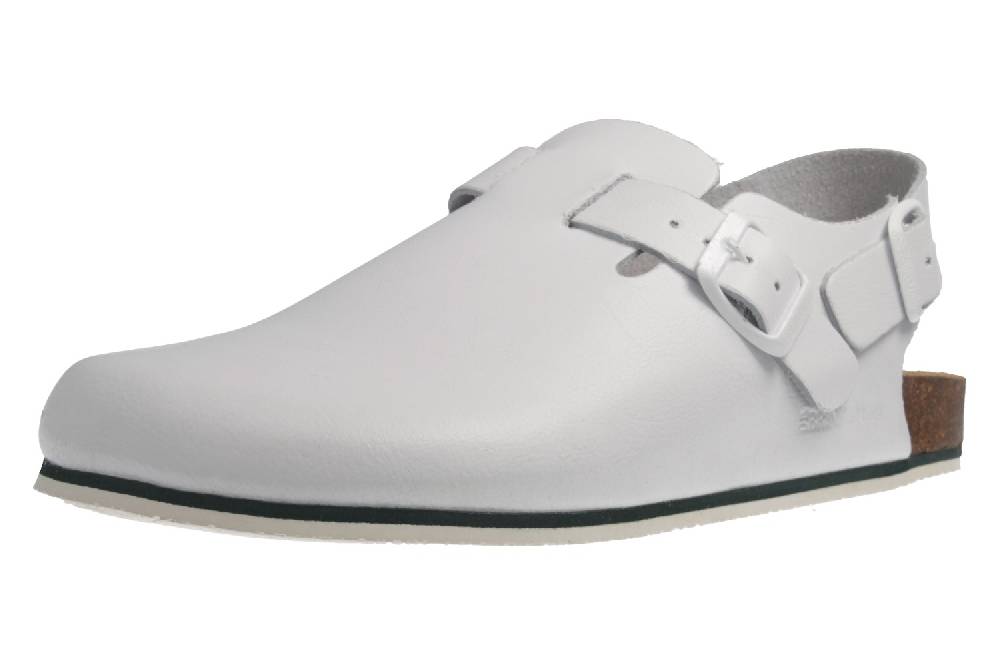 Dr. Brinkmann Clogs in Übergrößen Weiß 603070-3 große Unisexschuhe