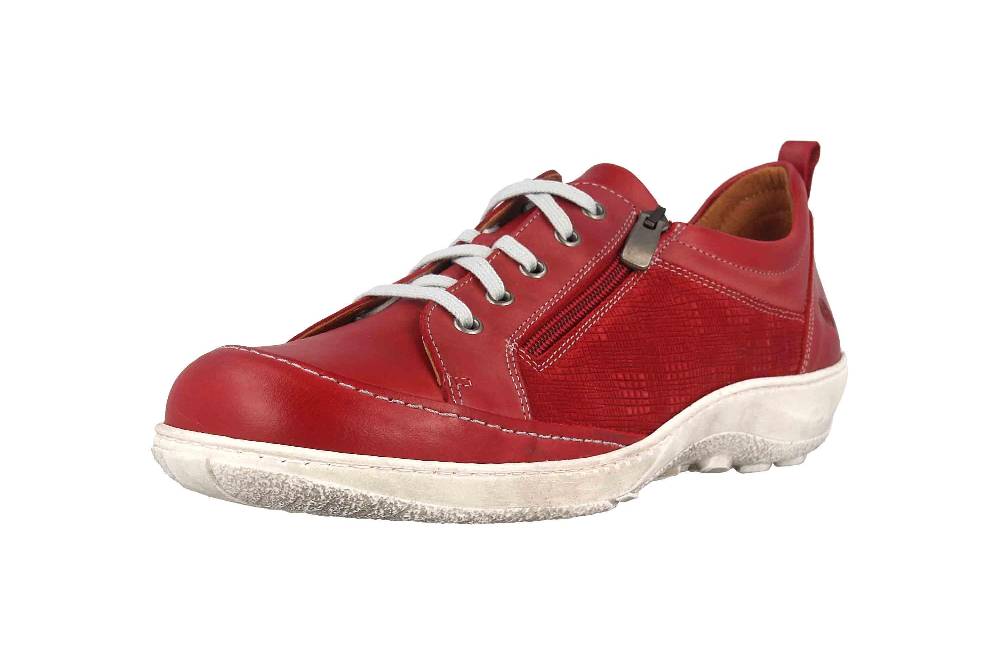 Dr. Brinkmann Halbschuhe In Übergrößen Rot 951046-4 Große Damenschuhe