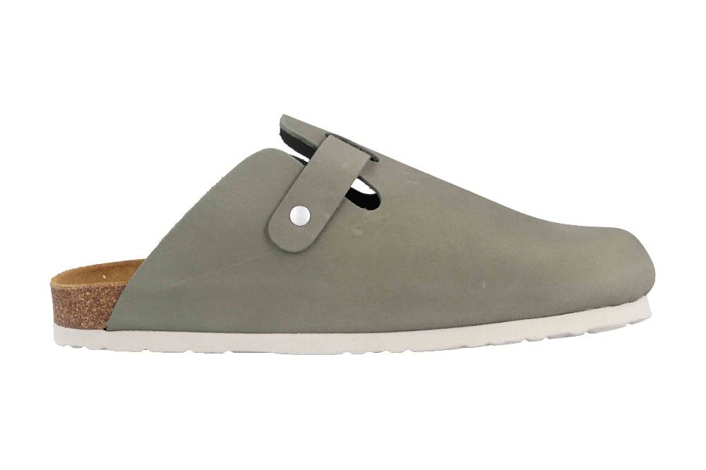 Dr. Brinkmann Nerpio Clogs & Hausschuhe In Übergrößen Grau 600101-08 Große Damenschuhe