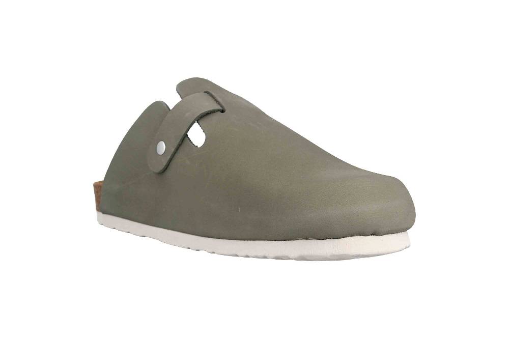 Dr. Brinkmann Nerpio Clogs & Hausschuhe In Übergrößen Grau 600101-08 Große Damenschuhe