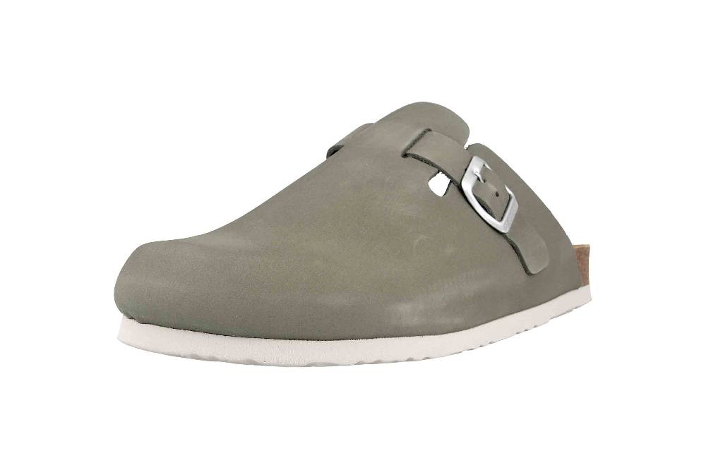 Dr. Brinkmann Nerpio Clogs & Hausschuhe In Übergrößen Grau 600101-08 Große Damenschuhe