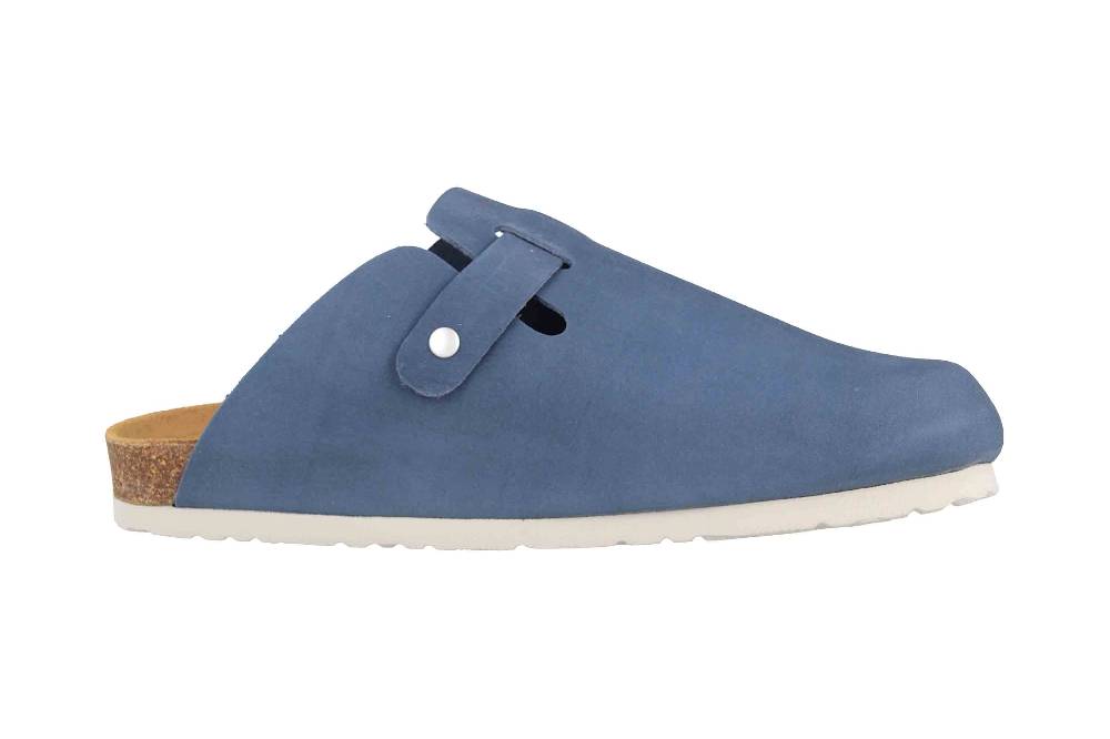 Dr. Brinkmann Nerpio Clogs & Hausschuhe In Übergrößen Blau 600101-51 Große Damenschuhe