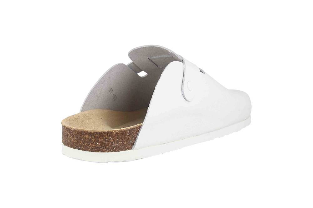 Dr. Brinkmann Nerpio Clogs & Hausschuhe In Übergrößen Weiß 603010-3 Große Damenschuhe