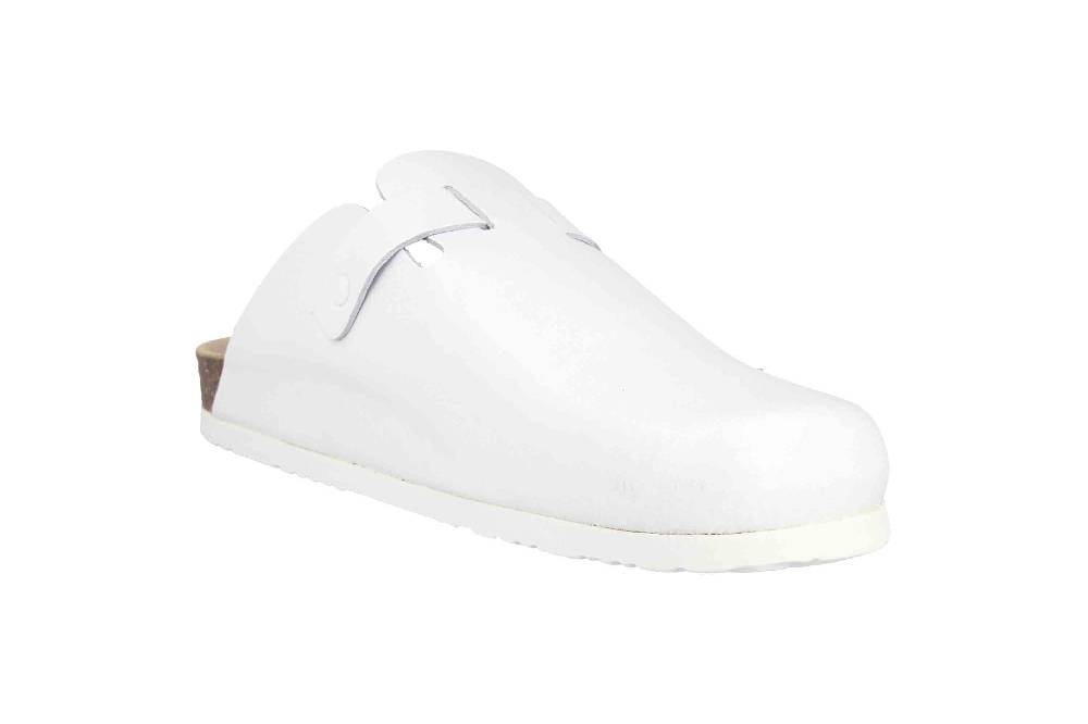 Dr. Brinkmann Nerpio Clogs & Hausschuhe In Übergrößen Weiß 603010-3 Große Damenschuhe