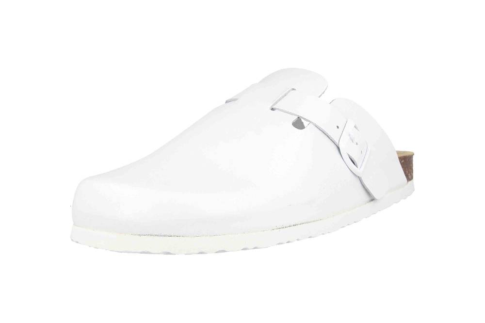 Dr. Brinkmann Nerpio Clogs & Hausschuhe In Übergrößen Weiß 603010-3 Große Damenschuhe