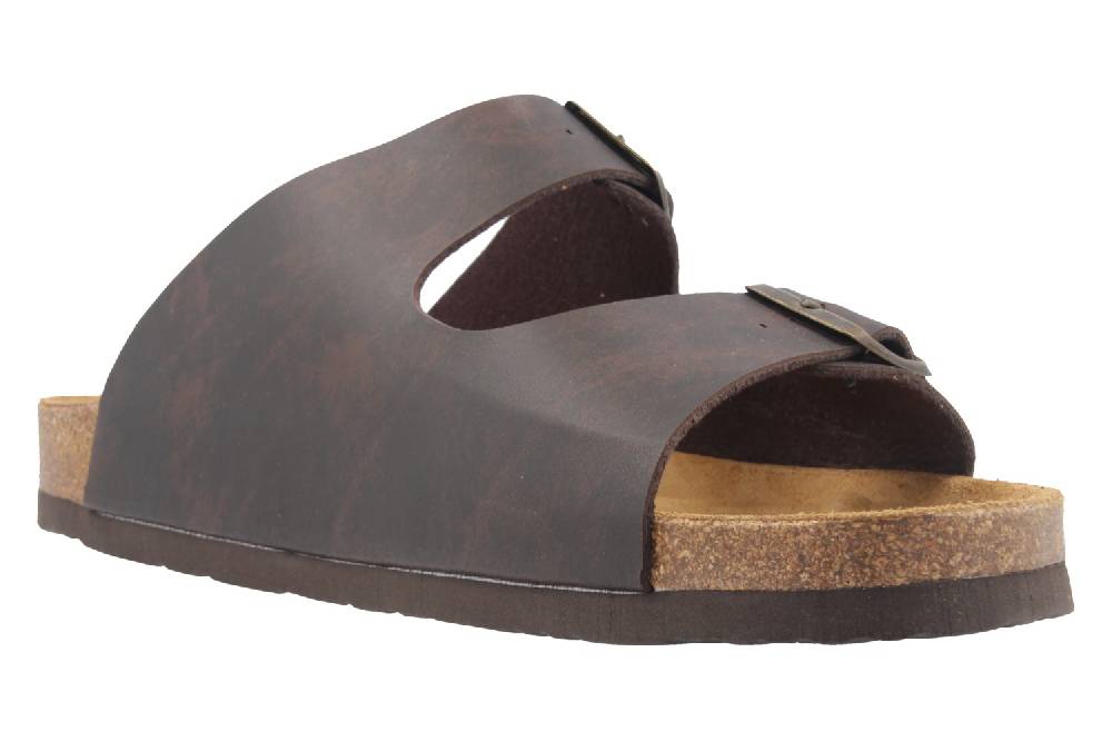 Dr. Brinkmann Pantoletten In Übergrößen Braun 600275 2 Große Herrenschuhe