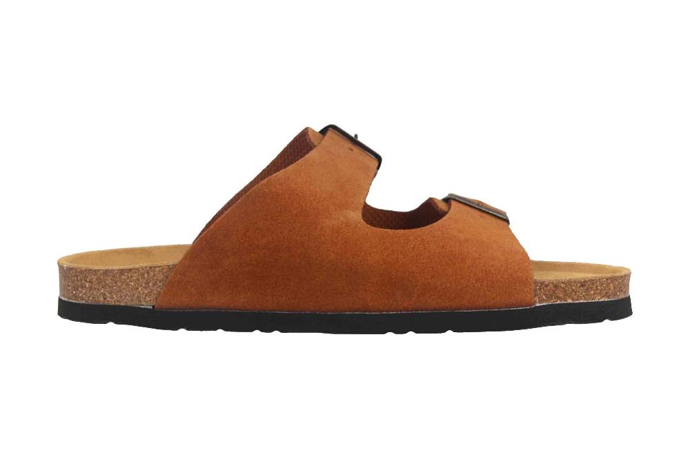 Dr. Brinkmann Pantoletten In Übergrößen Braun 700108-02 Große Damenschuhe