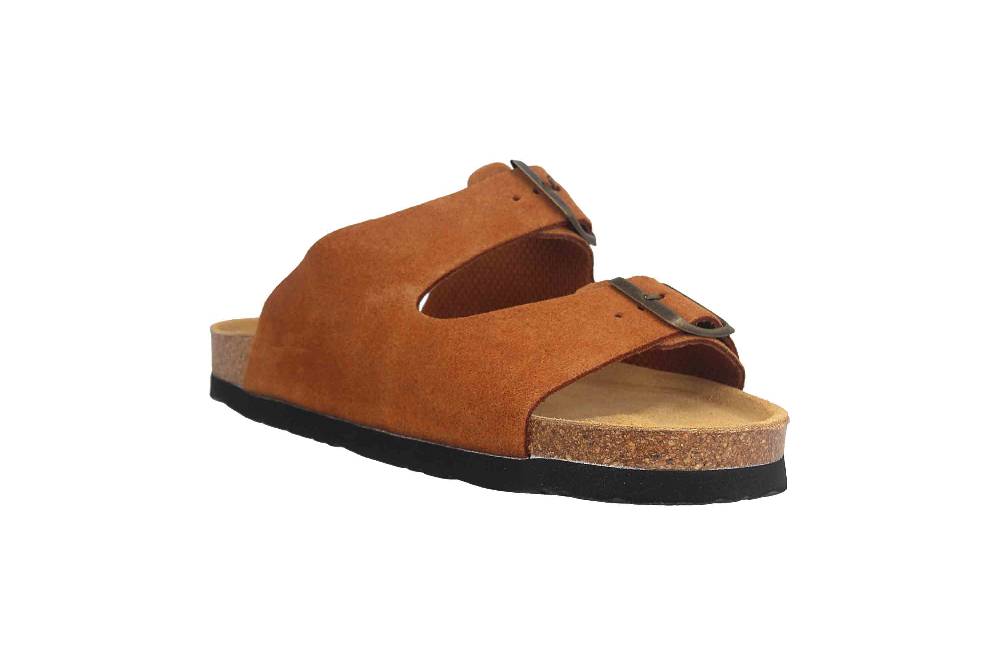 Dr. Brinkmann Pantoletten In Übergrößen Braun 700108-02 Große Damenschuhe