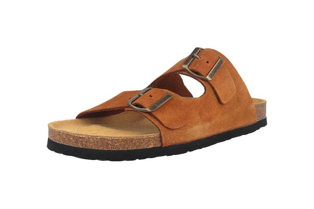 Dr. Brinkmann Pantoletten In Übergrößen Braun 700108-02 Große Damenschuhe