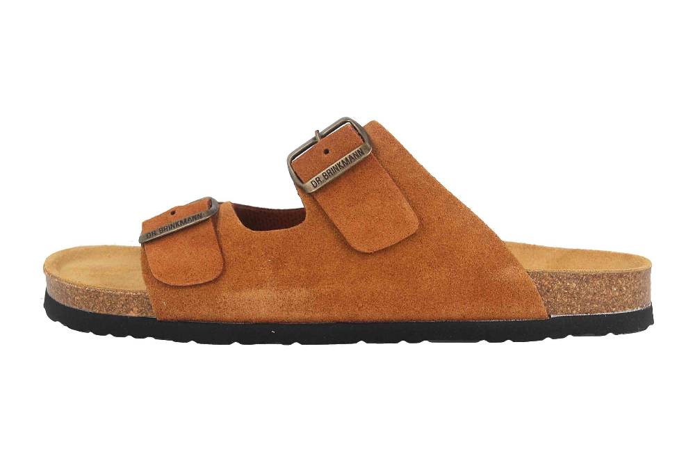 Dr. Brinkmann Pantoletten in Übergrößen Braun 700108-02 große Damenschuhe