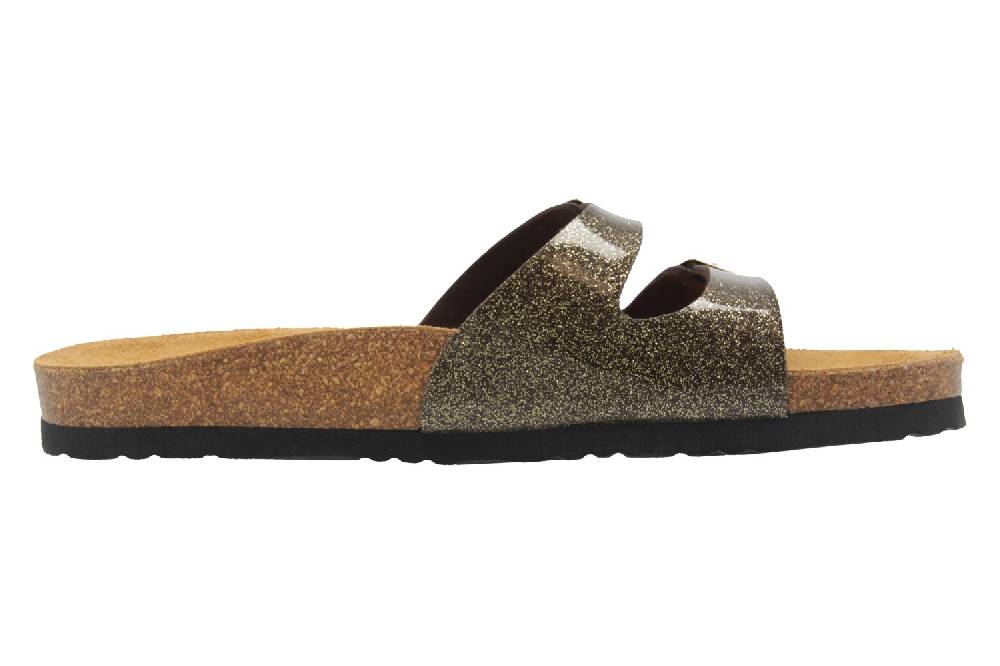 Dr. Brinkmann Pantoletten In Übergrößen Braun 700995 2 Große Damenschuhe