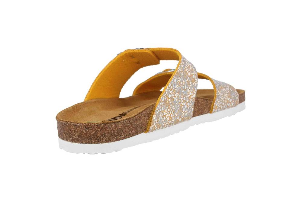 Dr. Brinkmann Pantoletten In Übergrößen Gelb 700003-06 Große Damenschuhe