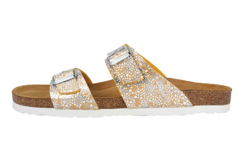 Dr. Brinkmann Pantoletten In Übergrößen Gelb 700003-06 Große Damenschuhe