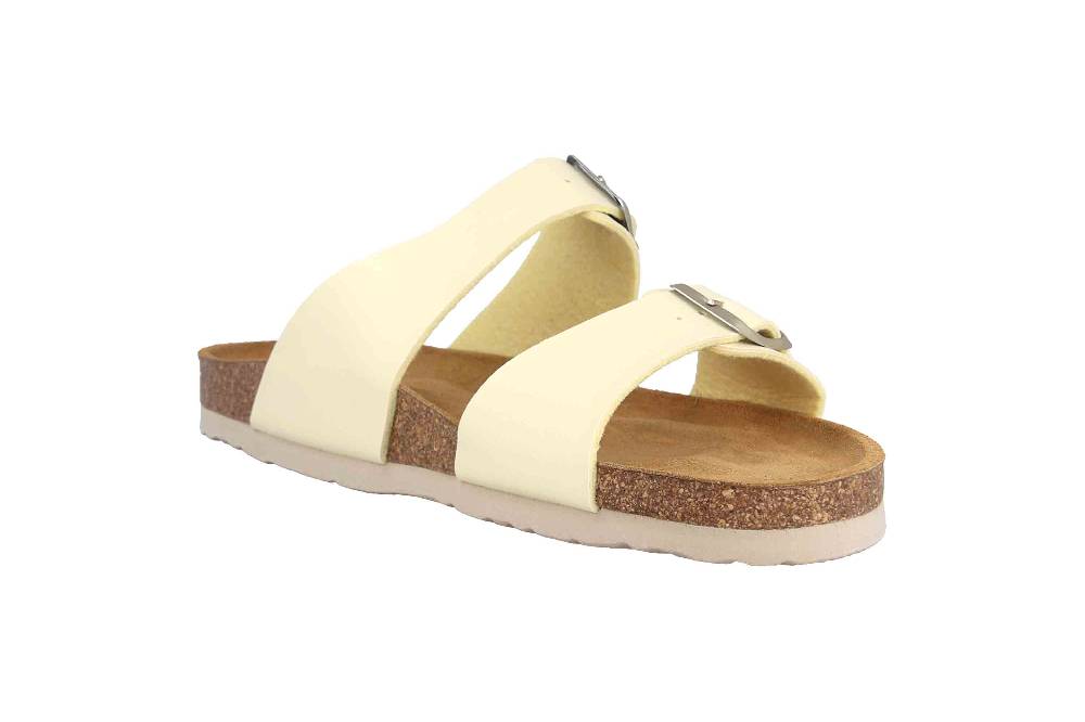 Dr. Brinkmann Pantoletten In Übergrößen Gelb 700203-61 Große Damenschuhe