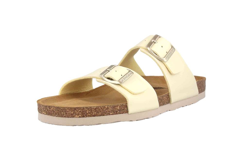 Dr. Brinkmann Pantoletten In Übergrößen Gelb 700203-61 Große Damenschuhe