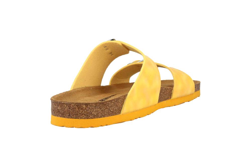 Dr. Brinkmann Pantoletten In Übergrößen Gelb 700339-06 Große Damenschuhe