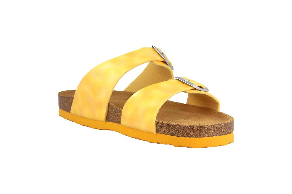 Dr. Brinkmann Pantoletten In Übergrößen Gelb 700339-06 Große Damenschuhe