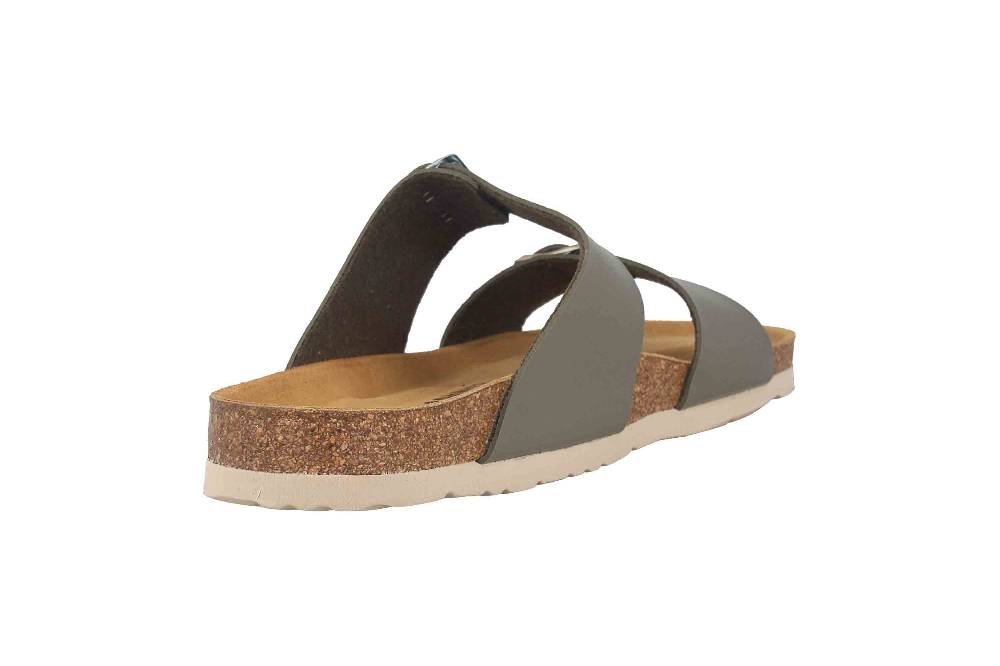 Dr. Brinkmann Pantoletten In Übergrößen Grün 700203-07 Große Damenschuhe