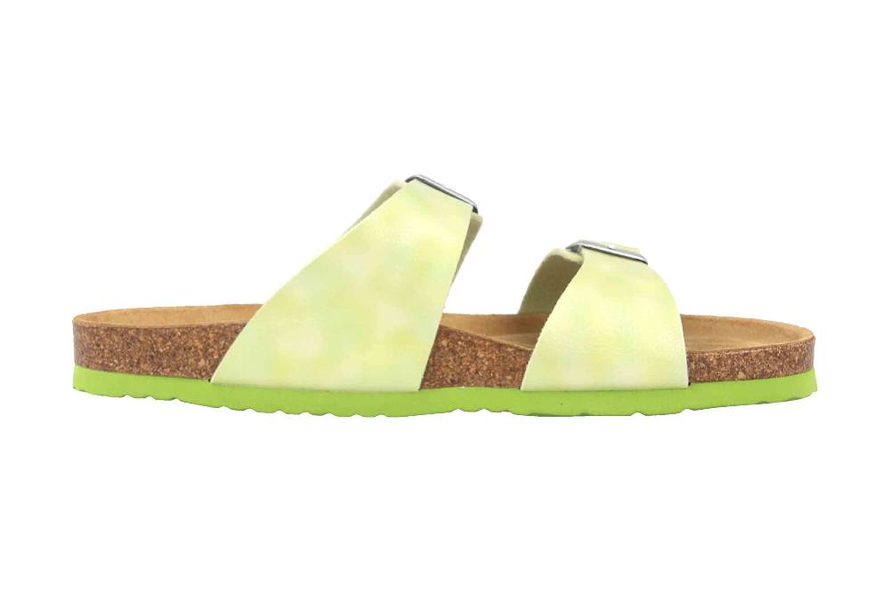 Dr. Brinkmann Pantoletten In Übergrößen Grün 700339-71 Große Damenschuhe