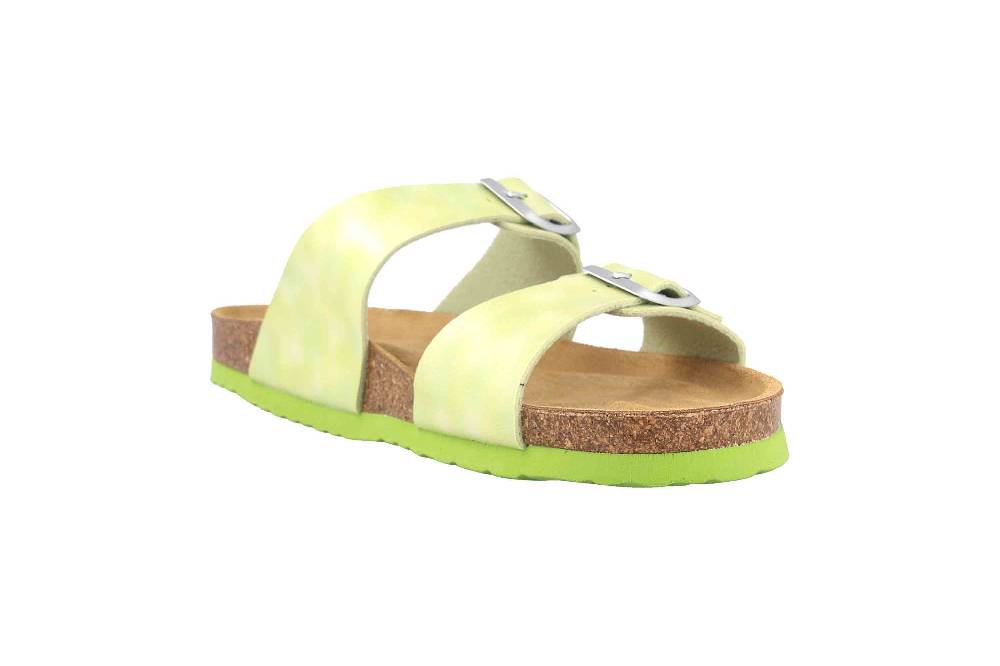 Dr. Brinkmann Pantoletten In Übergrößen Grün 700339-71 Große Damenschuhe