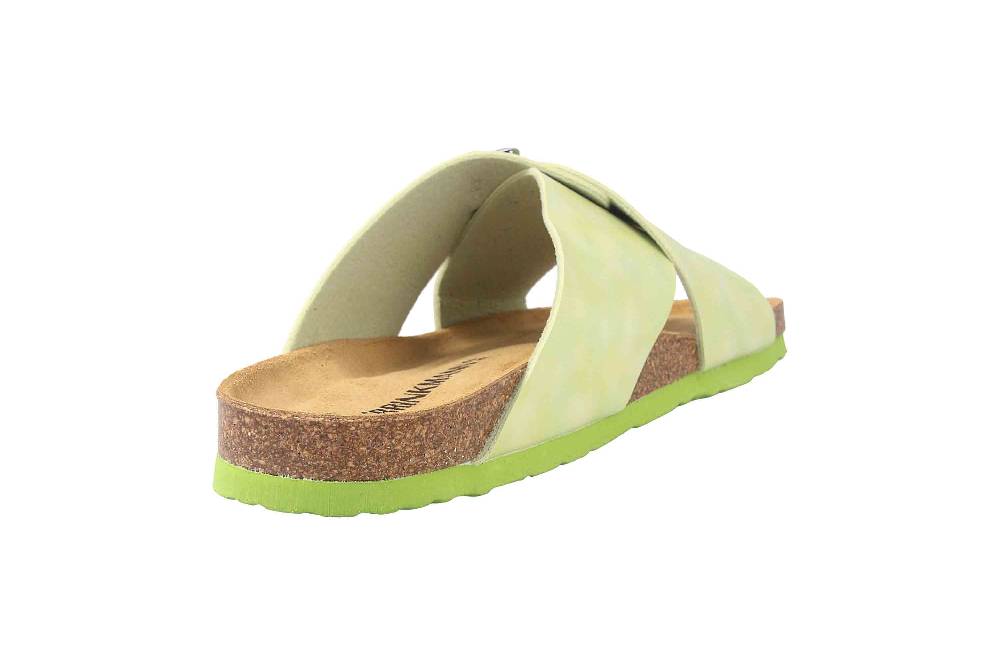 Dr. Brinkmann Pantoletten In Übergrößen Grün 700340-71 Große Damenschuhe