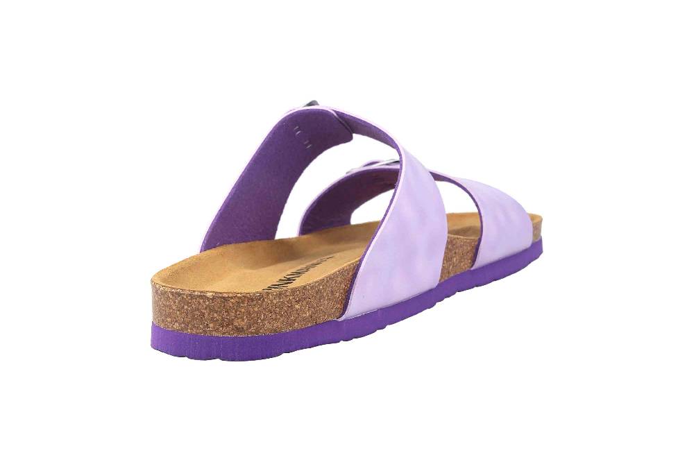 Dr. Brinkmann Pantoletten In Übergrößen Lila 700339-59 Große Damenschuhe