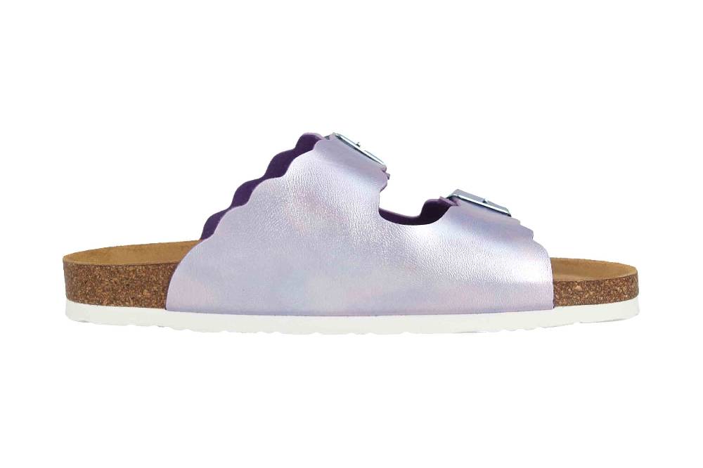 Dr. Brinkmann Pantoletten In Übergrößen Lila 700341-59 Große Damenschuhe